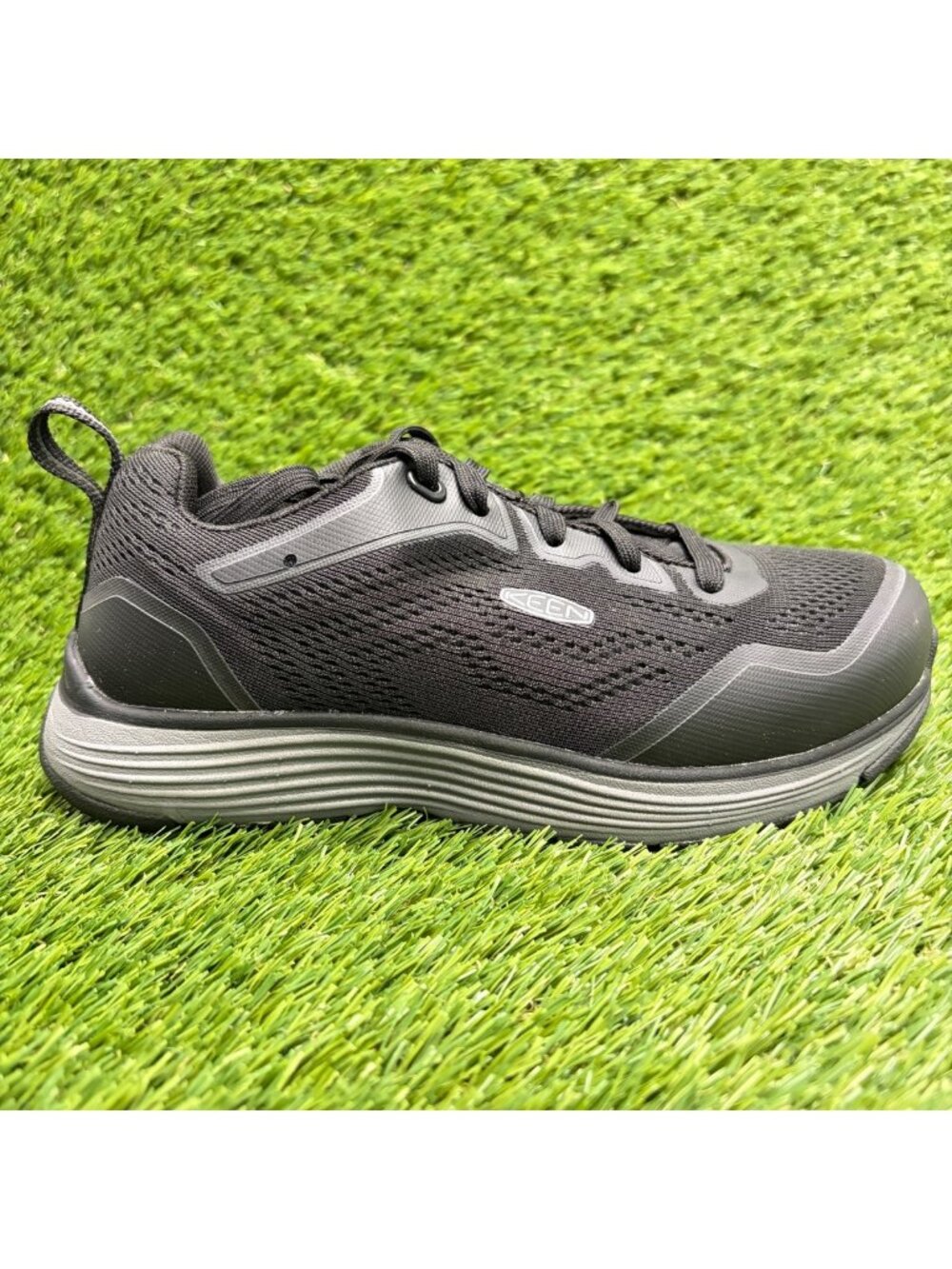 Keen Utility Sparta II Womens Size 6D Black Gray Steel Toe Safety Work Shoes